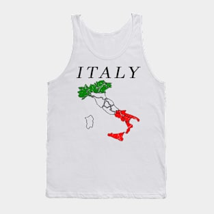 ITALY MAP GRAPHIC DESIGN Tank Top